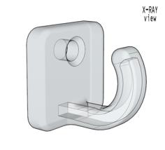 Sturdy Small Wall Hook | Stabiler Kleiner Wandhaken 3D Printer Model