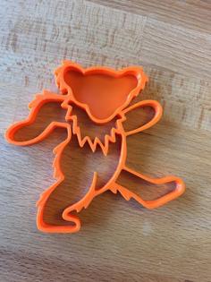 Dancing Bear Cutout 3D Printer Model