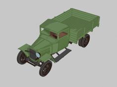 GAZ-MM-V Wartime Truck 1:56 (28mm) 3D Printer Model