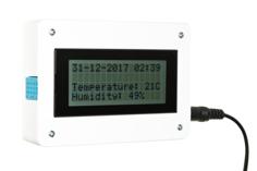 Temperature And Humidity Monitor 3D Printer Model