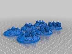 Tyranid OBJ Markers 3D Printer Model