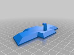 Chevy Bowtie Key Hook 3D Printer Model