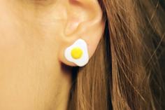 Egg Earring 3D Printer Model