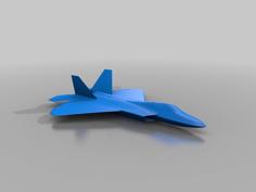 F-22 Raptor HQ 3D Printer Model