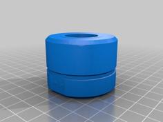 Nerf Barrel To 1/2 Inch Pvc Pipe Adapter 3D Printer Model