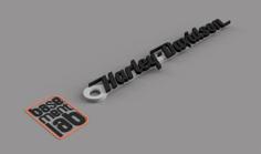 Harley-Davidson LOGO – Key Chain – Portachiavi – Porte Clès – 钥匙链 3D Printer Model