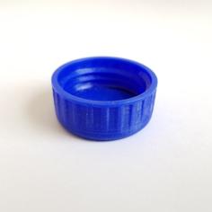 PCO 1881 PET Bottle Cap With Grip 3D Printer Model