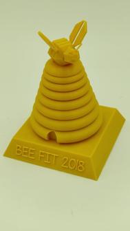 Cute Bee Trophy 3D Printer Model