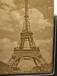 Eiffel Tower Lithophane – Flat/Curved For XY/ZX Planes Printing 3D Printer Model