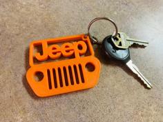 Jeep Keychain 3D Printer Model