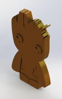 Baby Groot 3D Printer Model