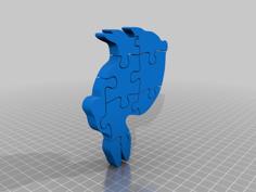 Simple Bunny Puzzle 3D Printer Model