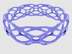 Subdivision Bangle Bracelet 3D Printer Model