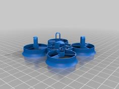 Tiny Whoop Frame Full Featured 3D Printer Model