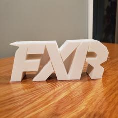 FXR LOGO 3D Printer Model