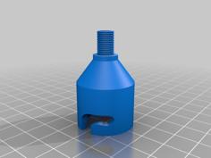 High Pressure Pump Adapter 3D Printer Model