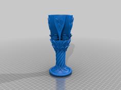 Rose Cup V2 3D Printer Model