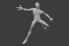 Spiderman (Marvel 35mm Presupported Wargaming Miniature) 3D Printer Model