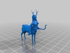 Deer Centaur ( Aldeid ) 3D Printer Model