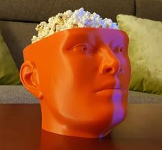 Binge Watcher’s Popcorn Bowl 3D Printer Model