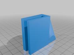 Simple Angled Shelf Holder For Pipe/laser/tourch 3D Printer Model