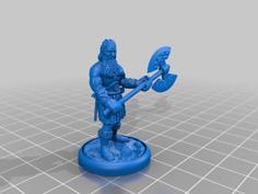 Barbarian Tinker 3D Printer Model