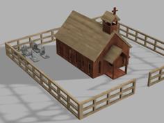 Old Church 3D Printer Model