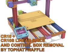 CR10/CR10S Control Box Removal (All In One) / Y Axis Linear Rails Mod 3D Printer Model