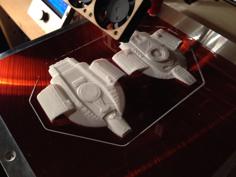 USS Defiant 3D Printer Model