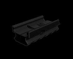 Low Profile Glock Rail To Picatinny Adapter 3D Printer Model