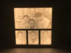 Lithophane Box With Frame V.5 3D Printer Model