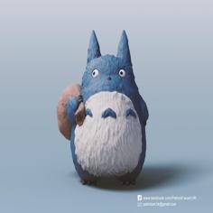 Medium Totoro(My Neighbor Totoro) 3D Printer Model