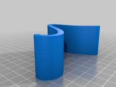 ‘Swirl’ Universal Phone Stand 3D Printer Model