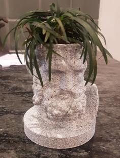 Human Head Flower Pot (Herakles) 3D Printer Model