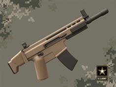 SCAR-L For Lego Minifigures 3D Printer Model