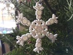 Small Snowflake Ornaments – From The Snowflake Machine 3D Printer Model