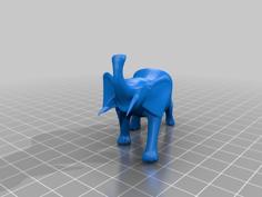 Elephant 3D Printer Model