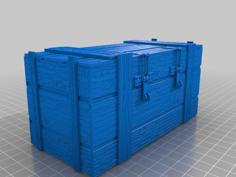 Crate With Locks 3D Printer Model