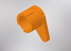 Nerf Caliburn Barrel Adapter For Nerf Attachments 3D Printer Model