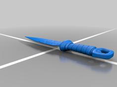 3D Hand Knife 3D Printable Model 3D Printer Model