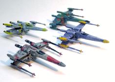 T-65 X-wing 3D Printer Model