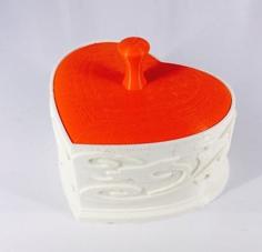 Heart Shaped Box 3D Printer Model