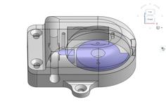 Micro Servo Valve For Silicon Tube 6mm OD 3D Printer Model