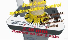 Z Axis Level Indicator Gauge (Dual Z Axis Stepper Alignmen / Synchronization Check) 3D Printer Model