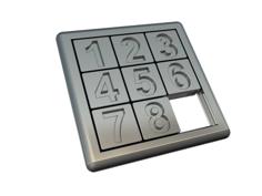 Customizable Sliding Puzzle (print In Place) 3D Printer Model