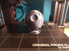 Death Star Grinder 3D Printer Model