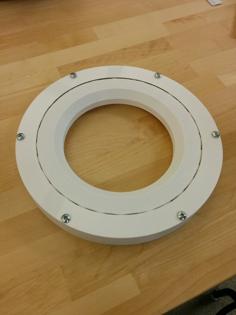 Fully 3-D Printable Slew Bearing 248 Mm Outer Shell 3D Printer Model