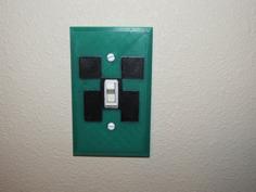 Minecraft Creeper Light Switch Cover 3D Printer Model