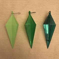 Vintage (early 1970’s) Icicle Christmas Tree Ornament 3D Printer Model