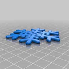 Snow Flake 021 3D Printer Model